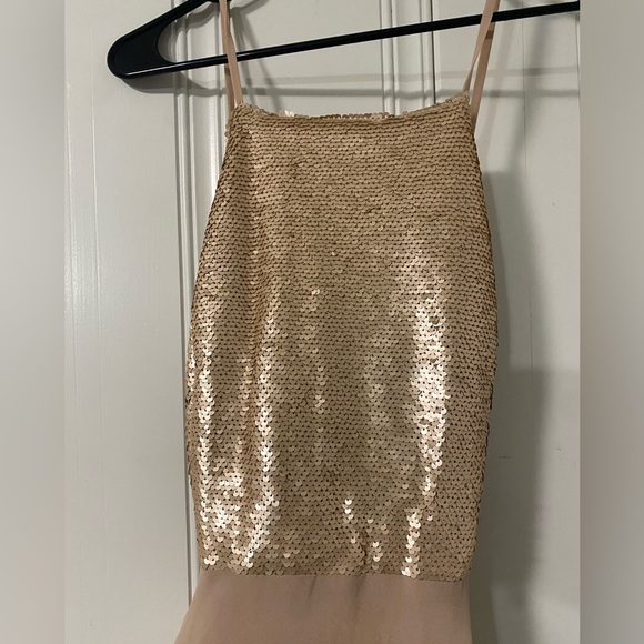 Lulu’s Maxi Blush dress size Large - Picture 2 of 4